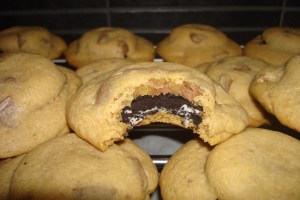 Oreo fylltar súkkulaðibitakökur